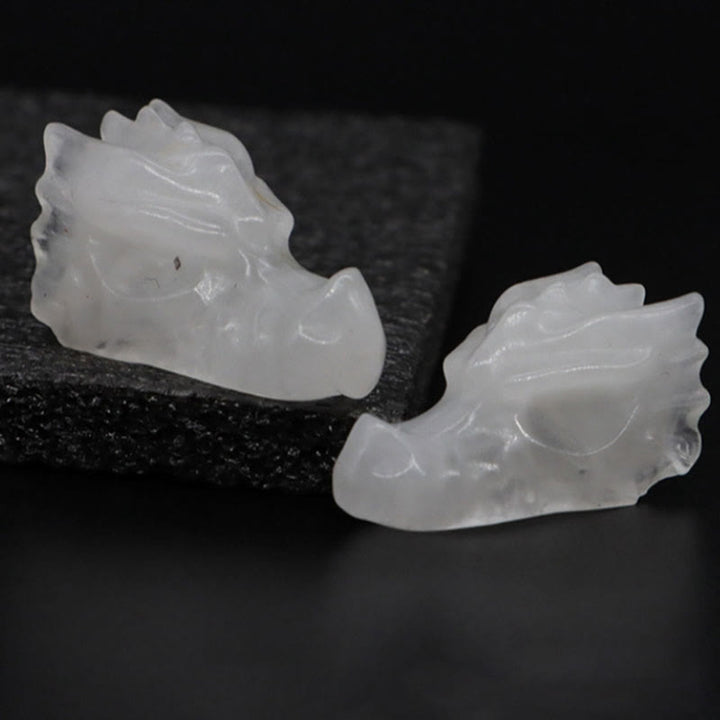 Olivenorma 3.2 Inch Dragon Head Skull Gemstone Decoration - image 25