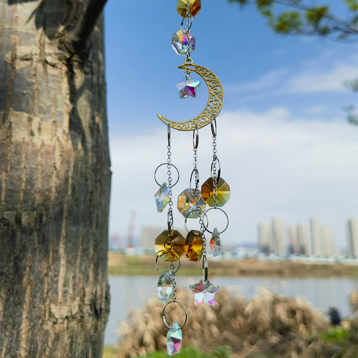 Olivenorma Moon Prism Crystal Suncatcher Wind Chime - image 8