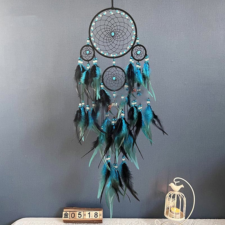 Olivenorma Turquoise Chakra Tree of Life Dream Catcher - image 1