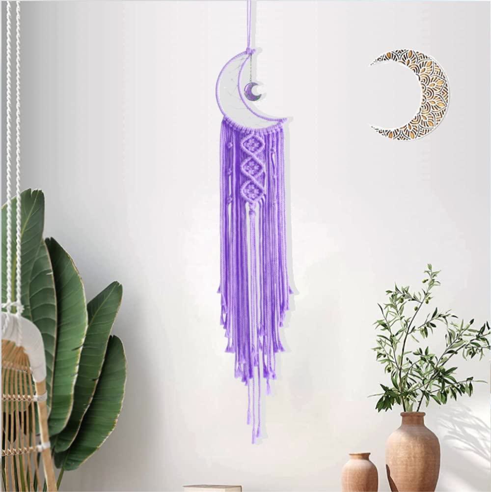 Olivenorma Star Moon Macrame Tassel Dream Catcher - image 30