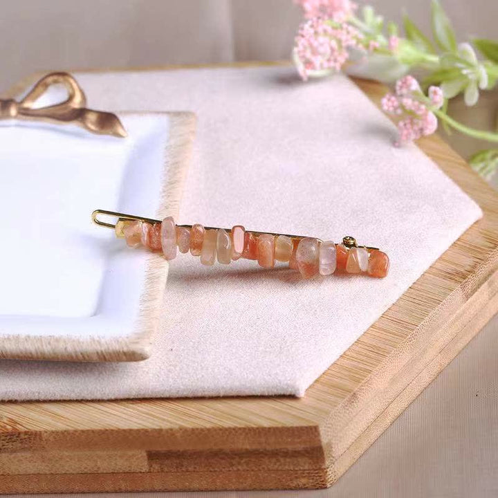 Olivenorma Natural Broken Crystal Hairpin - Carnelian - image 17