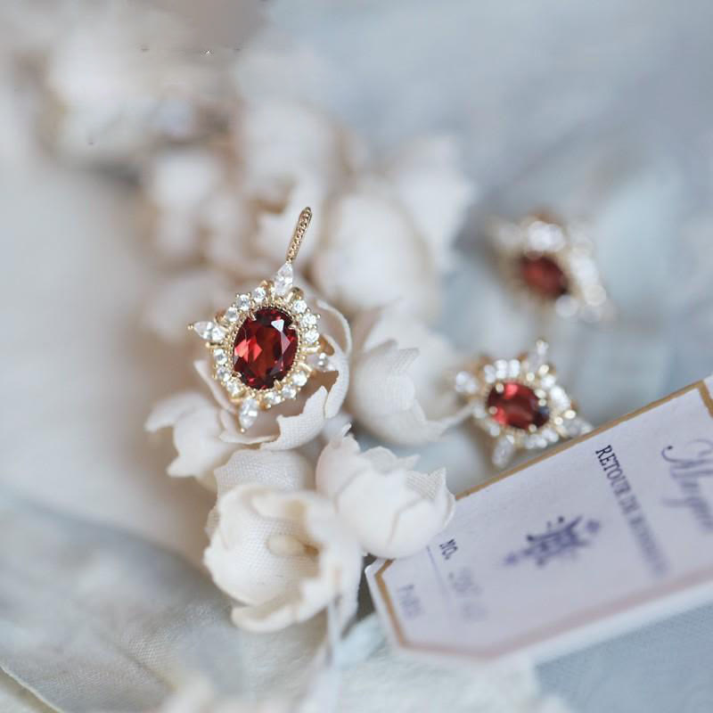 Olivenorma Vintage Ruby "Miss Rose" Atmosphere Ring - image 14