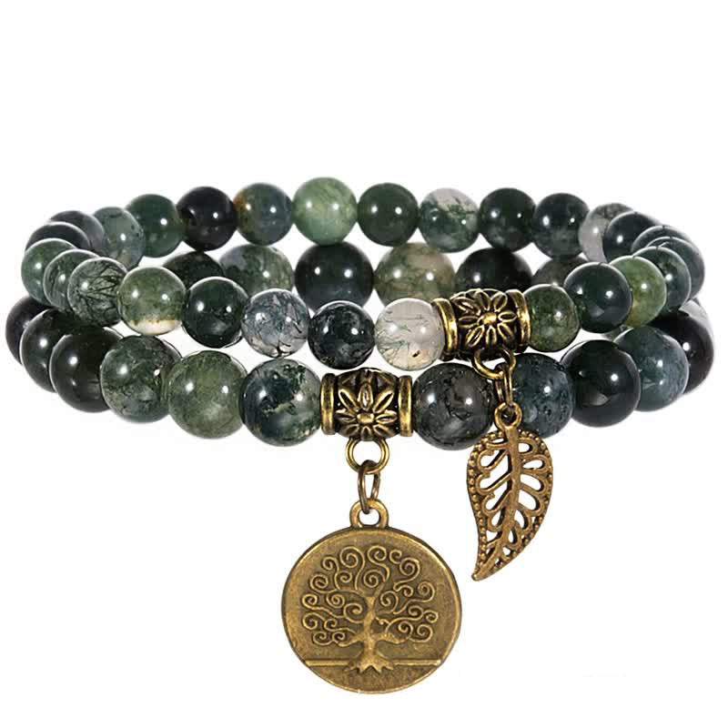 Olivenorma Green King Stone Protection Bracelet - Green King Stone - image 0