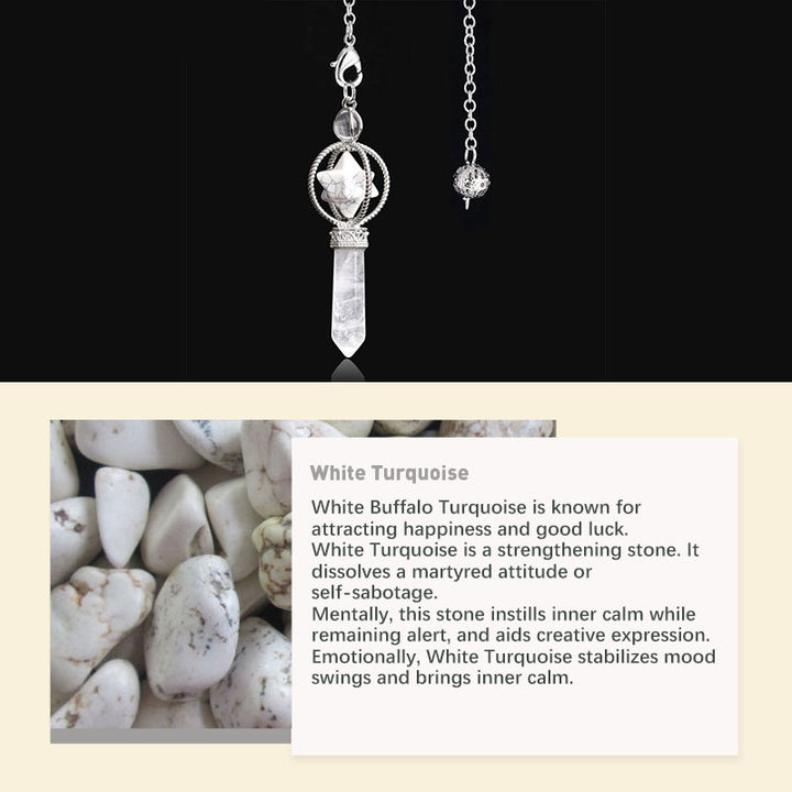 Natural Crystal Stone Pendulum - image 15