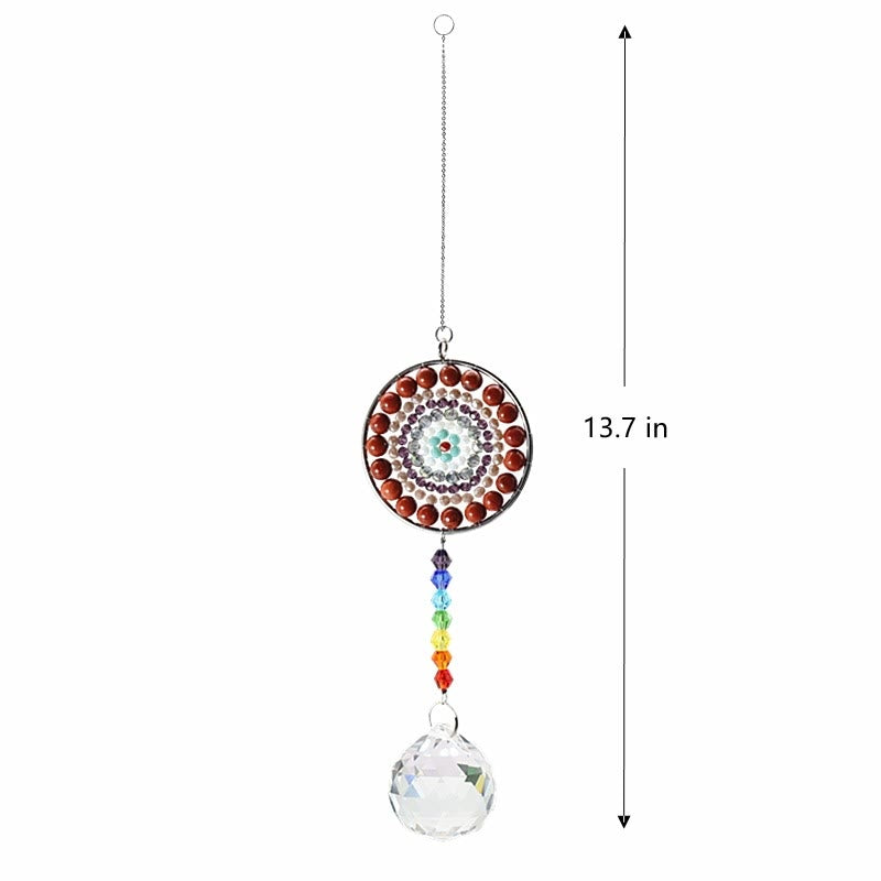 Olivenorma Crystal Suncatchers Handmade Chakra Wind Chime - image 8