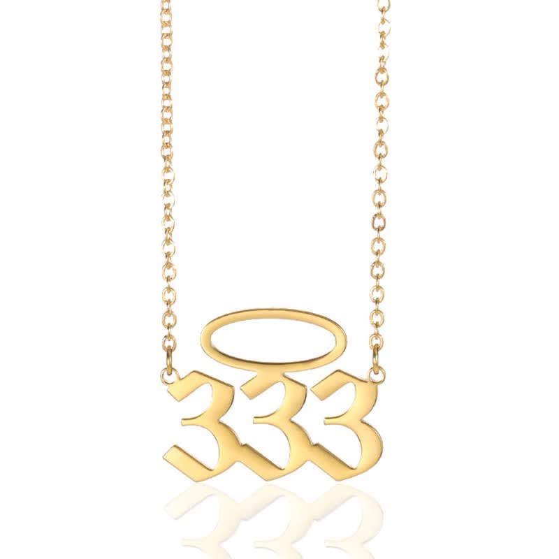 Olivenorma Lucky Angel Number With Angel Aperture Necklace - image 15