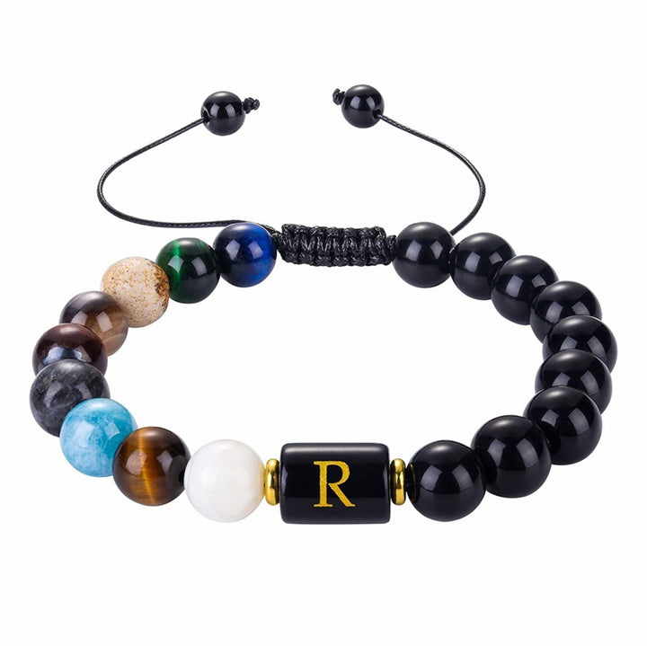 Olivenorma Cosmic Galaxy Protection Letter Bracelet - R - image 20
