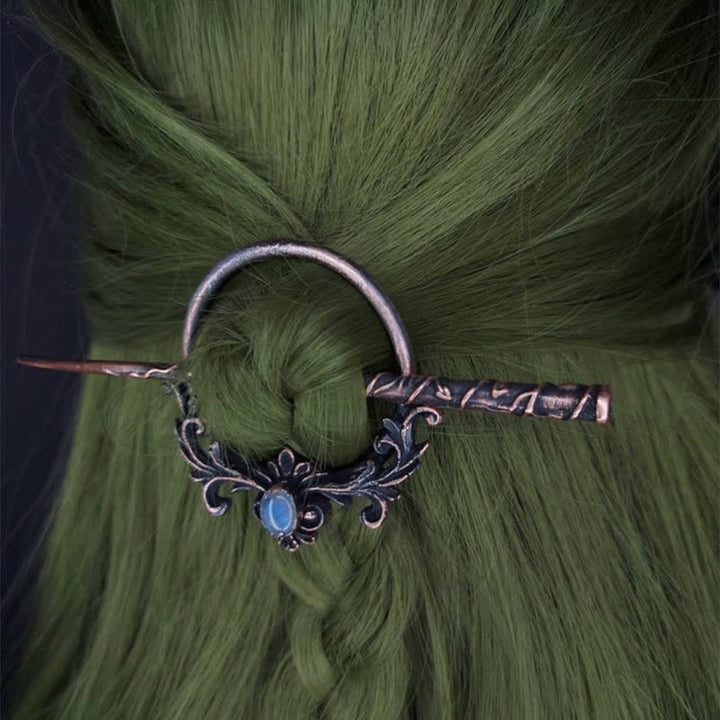 Vintage Moonstone Cirrus Hairpin - image 1