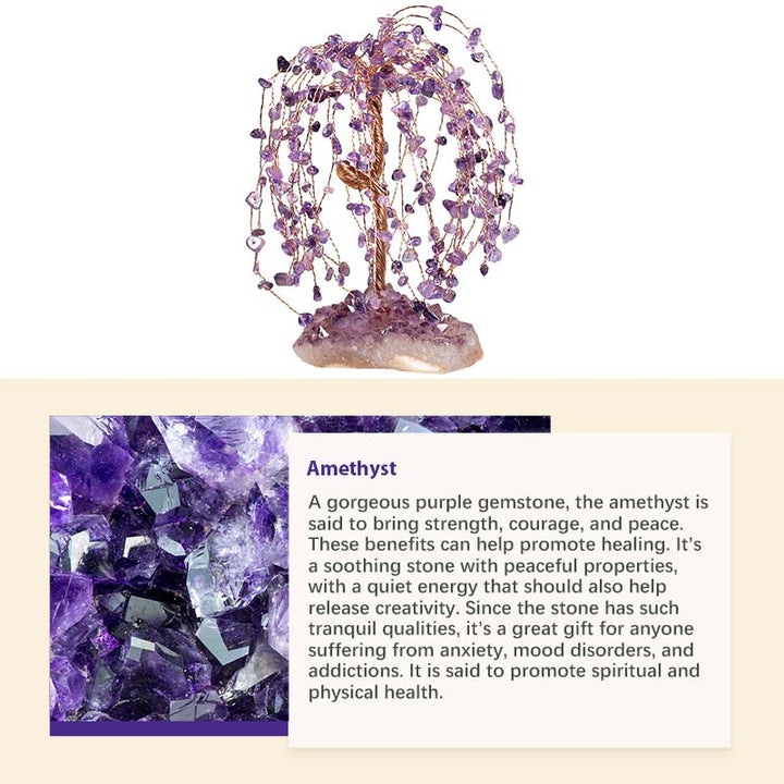 Olivenorma Natural Crystal Stone Feng Shui Tree - image 4