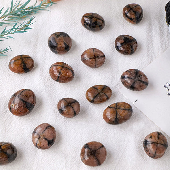 Olivenorma Cross Agate Polished Rolling Natural Stone - image 4