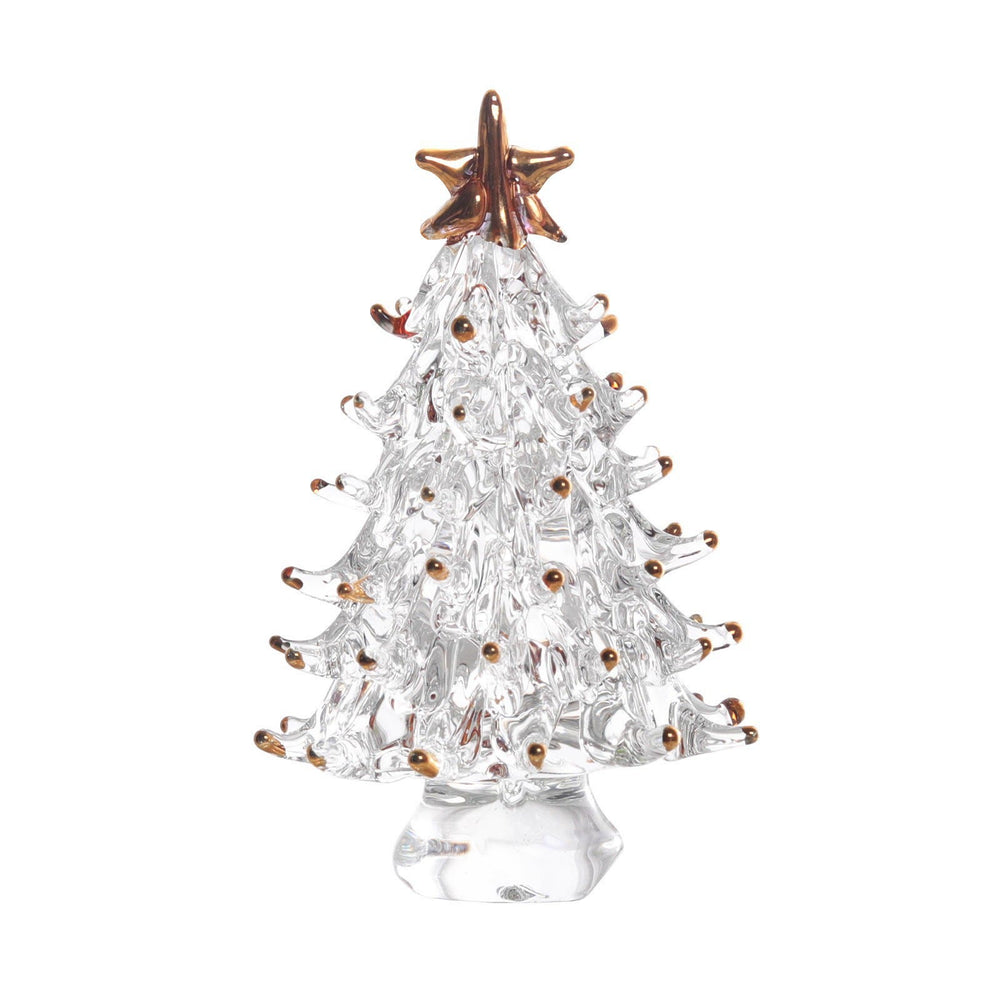Olivenorma Crystal Glass Christmas Tree Home Gemstone Decoration - White - image 1
