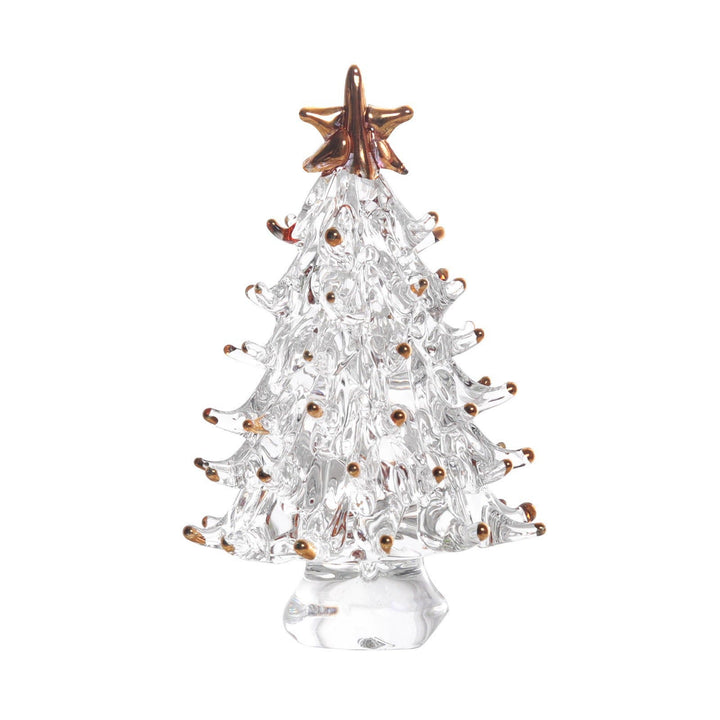 Olivenorma Crystal Glass Christmas Tree Home Gemstone Decoration - White - image 1