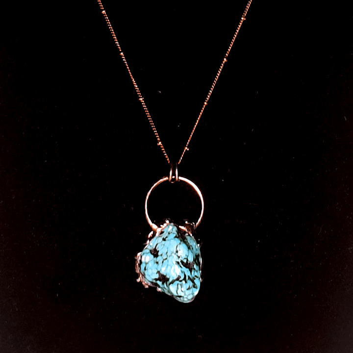 Olivenorma Natural Irregular Turquoise Necklace - image 2