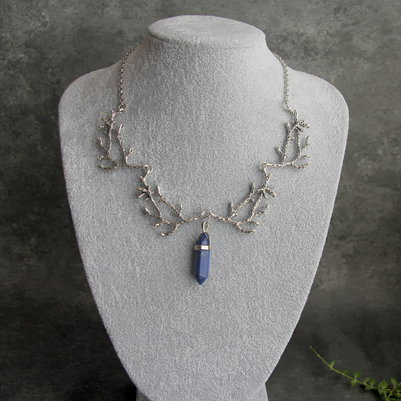Olivenorma "The Light of Mantra" - Natural Crystal Hexagonal Necklace - image 4