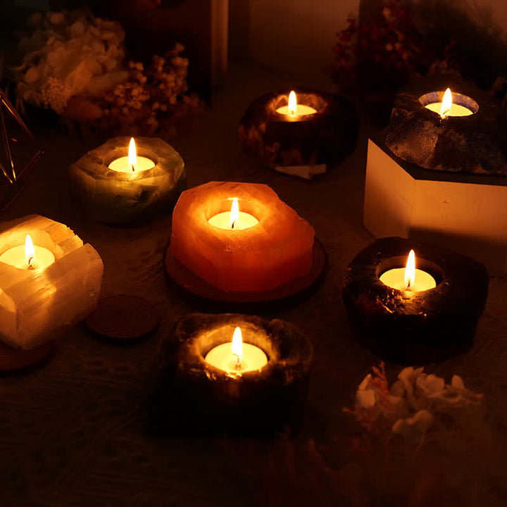 Olivenorma Natural Healing Crystal Candle Holder - image 19