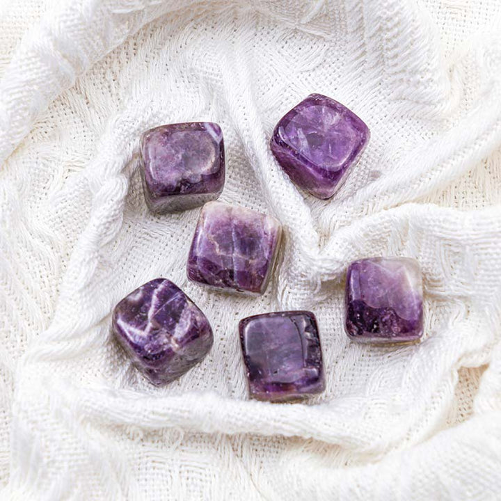 Olivenorma Amethyst Healing Crystal Cube - image 3