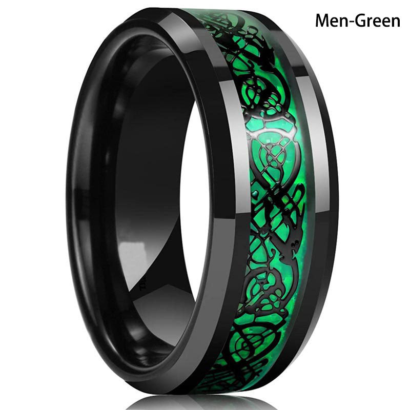 Olivenorma For Noble Love Couple Rings - Men-Green - 13 - image 32