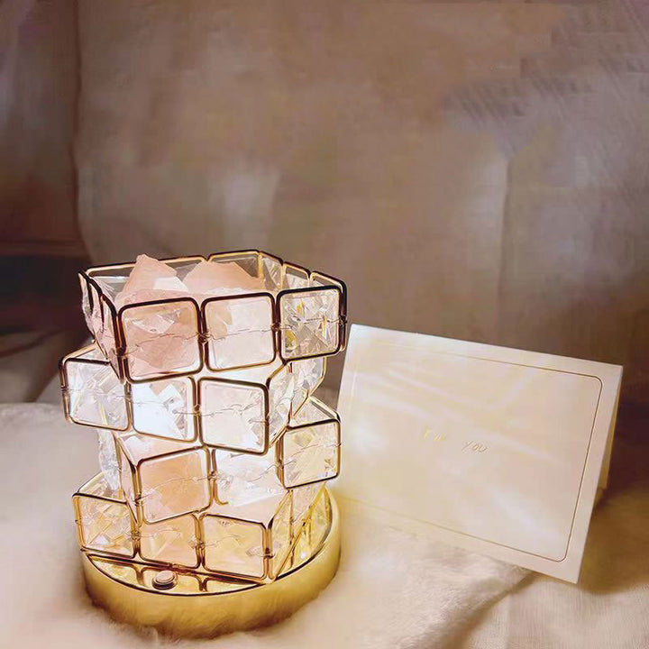 Olivenorma Four layer Rubiks Essential Oil Crystal Aromatherapy Lamp - image 12