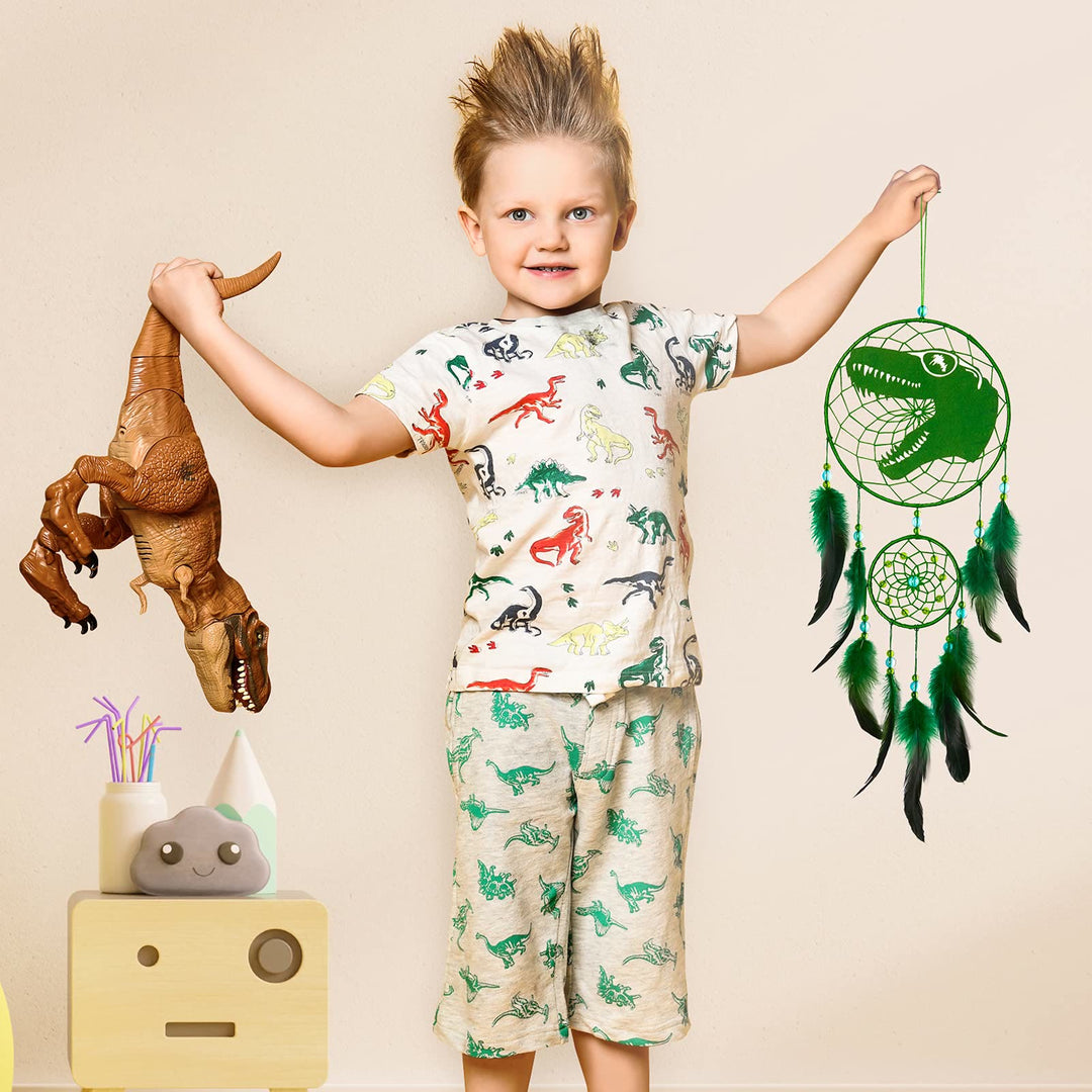 Olivenorma Dinosaur For Kids Feather Dream Catcher - image 3