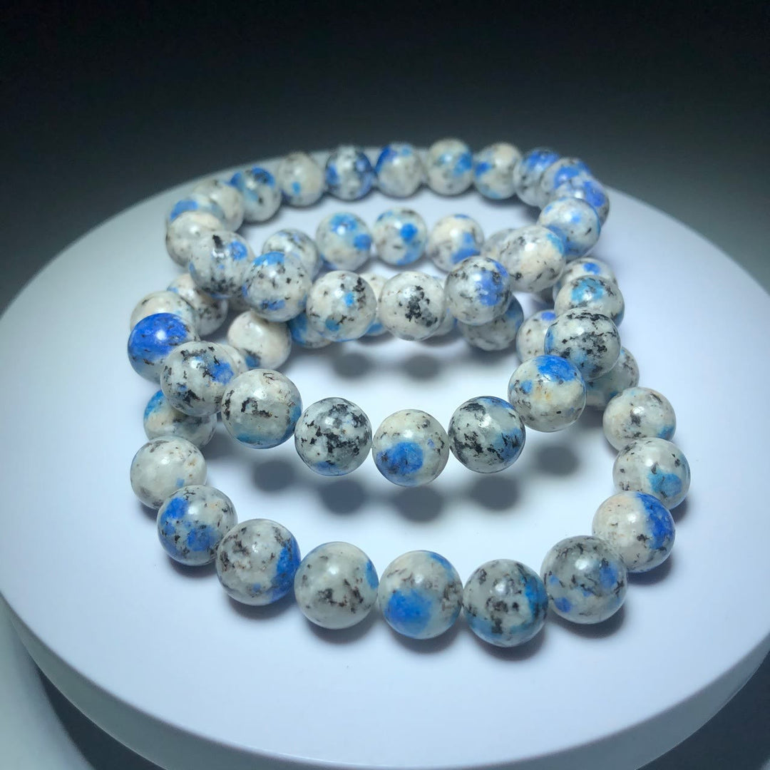 Olivenorma Natural Azurite 11mm Beads Energy Stone Bracelet - image 5