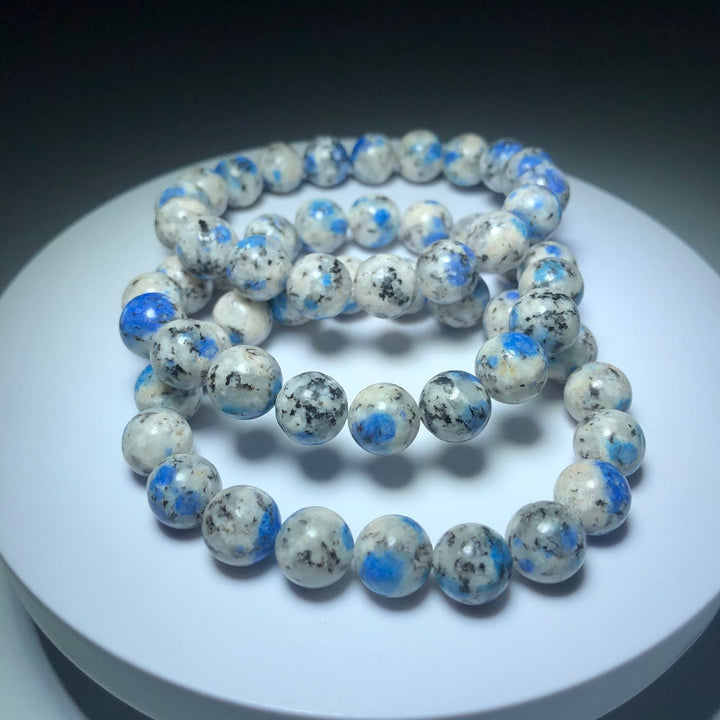 Olivenorma Natural Azurite 11mm Beads Energy Stone Bracelet - image 5