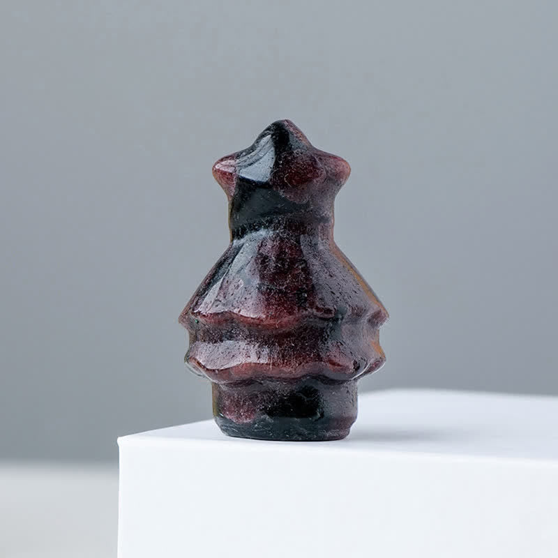 Olivenorma Natural Crystal Christmas Tree Decoration - Garnet - image 12