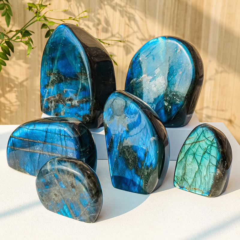Olivenorma Natural Labradorite Rough Stone Gemstone Decoration - image 0