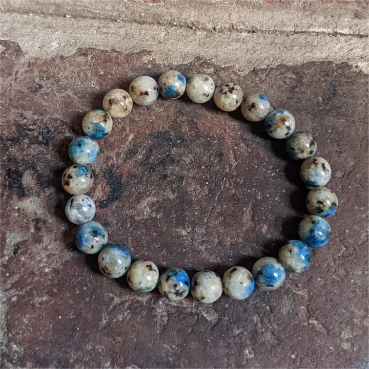 Olivenorma Natural Azurite 11mm Beads Energy Stone Bracelet - image 2
