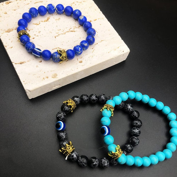 Olivenorma Turquoise With Evil Eye Protection Bracelet - image 3
