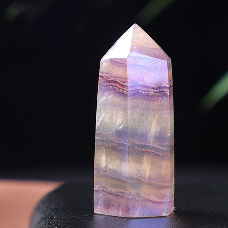 Fluorite Natural Crustal Reki Crystal Wands - image 4