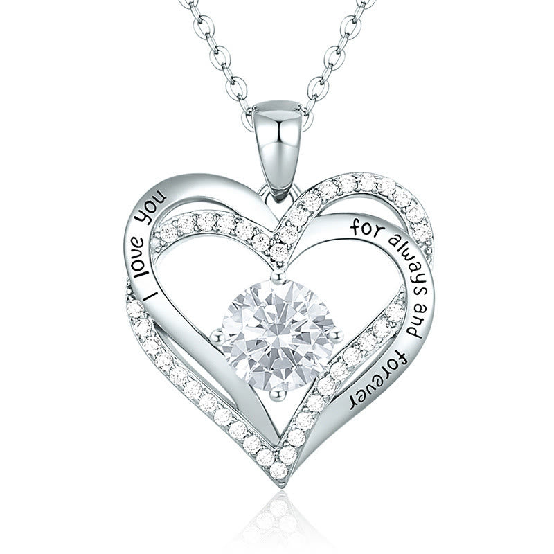 Olivenorma "I Love You Always and Forever" – Forever Love Birthstone Heart Necklace - image 12