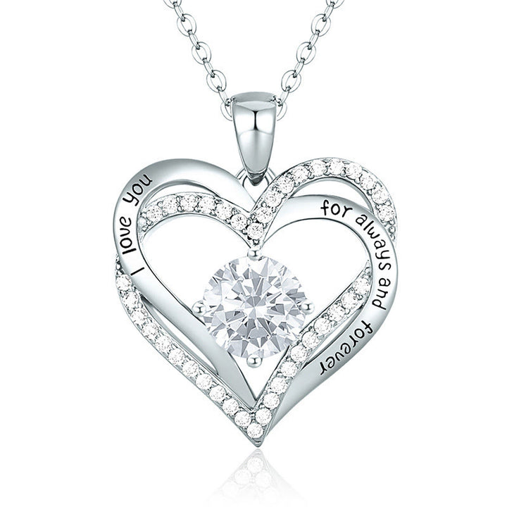 Olivenorma "I Love You Always and Forever" – Forever Love Birthstone Heart Necklace - image 12