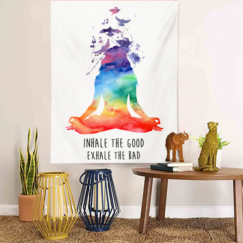 Minimalist Art Meditation Color Tapestry - image 1