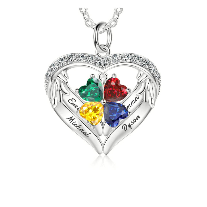 Olivenorma Personalized Birthstone Engraved Name Gift CZ Necklace - image 9