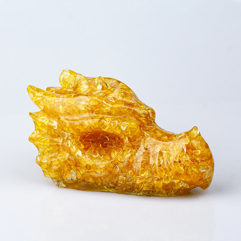 Olivenorma Crystal Epoxy Faucet 1kg Ornament Gemstone Decoration - Citrine - image 34