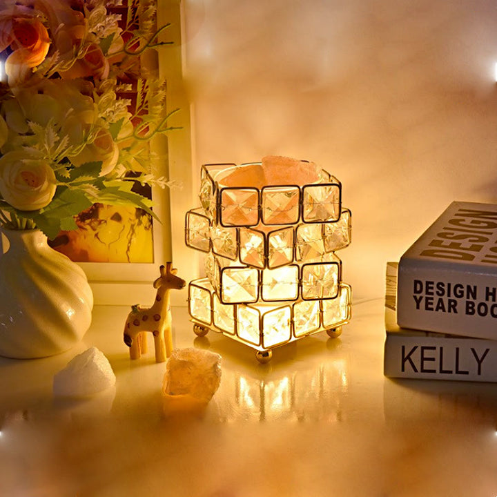 Olivenorma Four layer Rubiks Essential Oil Crystal Aromatherapy Lamp - image 16