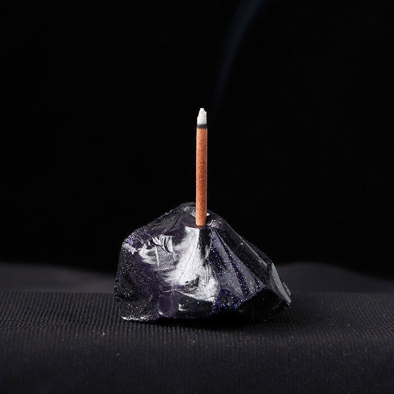 Olivenorma Crystal Raw Stone Incense Stick Holder Gemstone Decoration - image 37