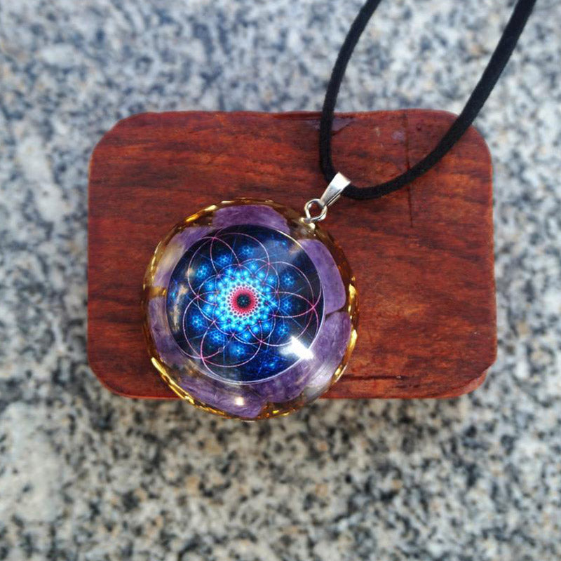 Olivenorma Natural Charoite Pendant Necklace - image 6