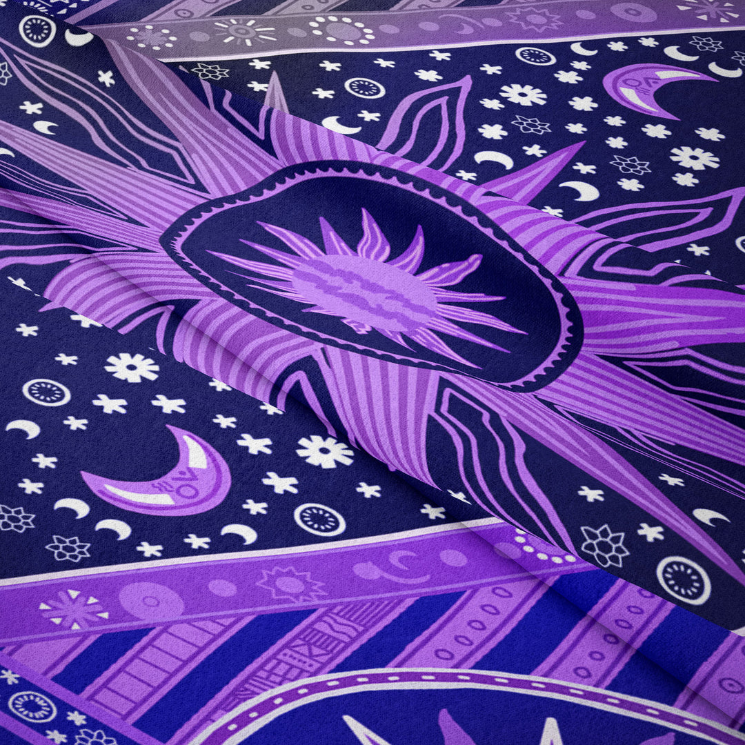 Olivenorma Sun Rays Moon Bohemia Tapestry - image 12