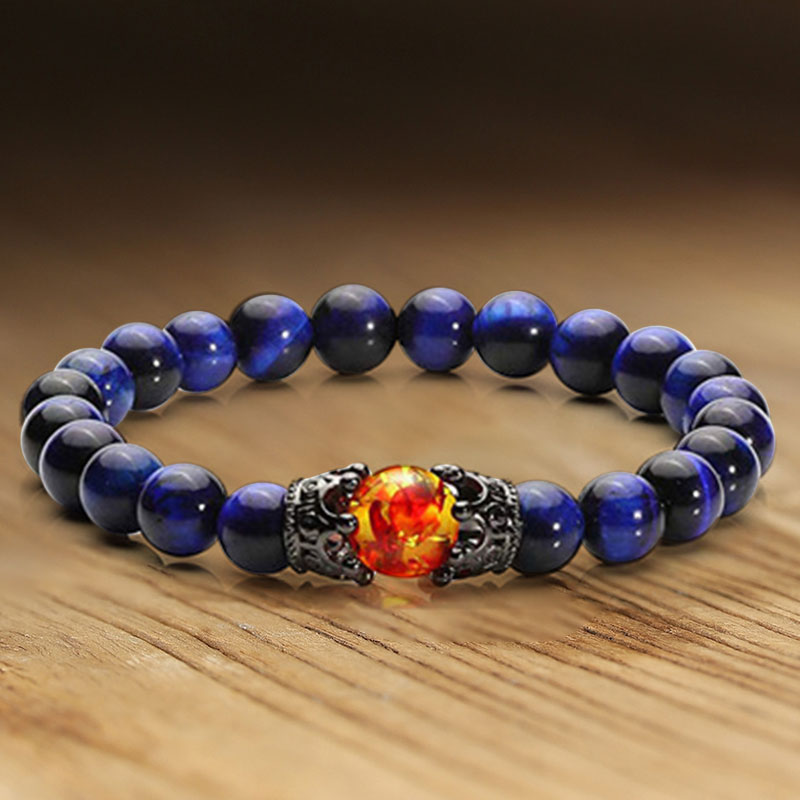 Natural Crystal Stone Bracelet - Lapis Lazuli - image 8
