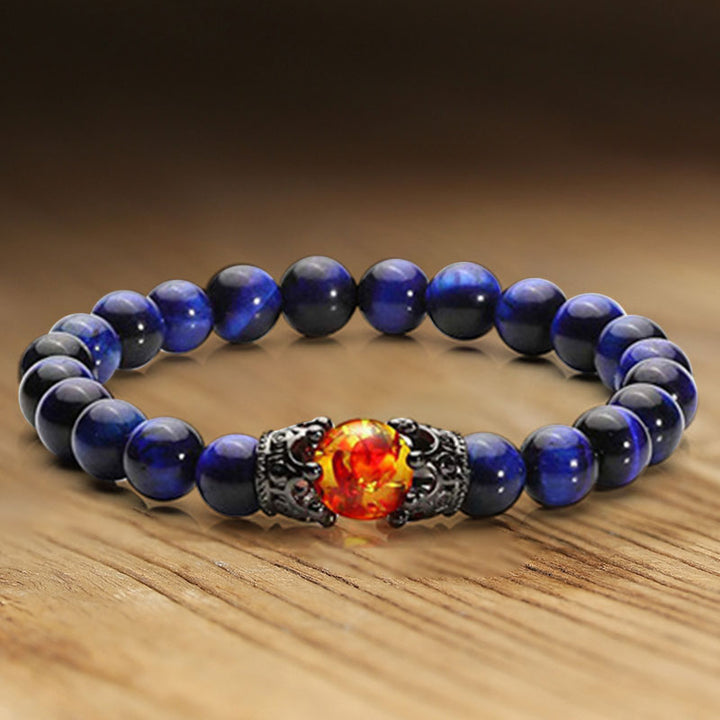 Natural Crystal Stone Bracelet - Lapis Lazuli - image 8