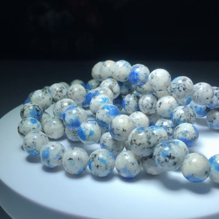 Olivenorma Natural Azurite 11mm Beads Energy Stone Bracelet - image 3