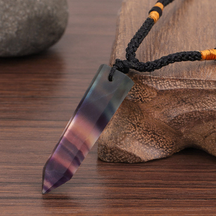 Olivenorma Fluorite Alleviate Anxiety Necklace - image 3