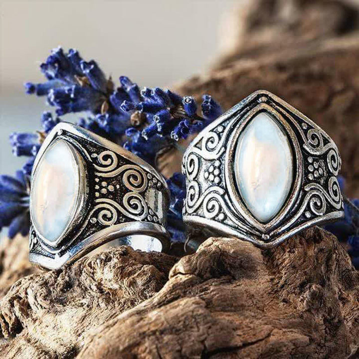 Olivenorma Moonstone Healing Protection Ring - image 13
