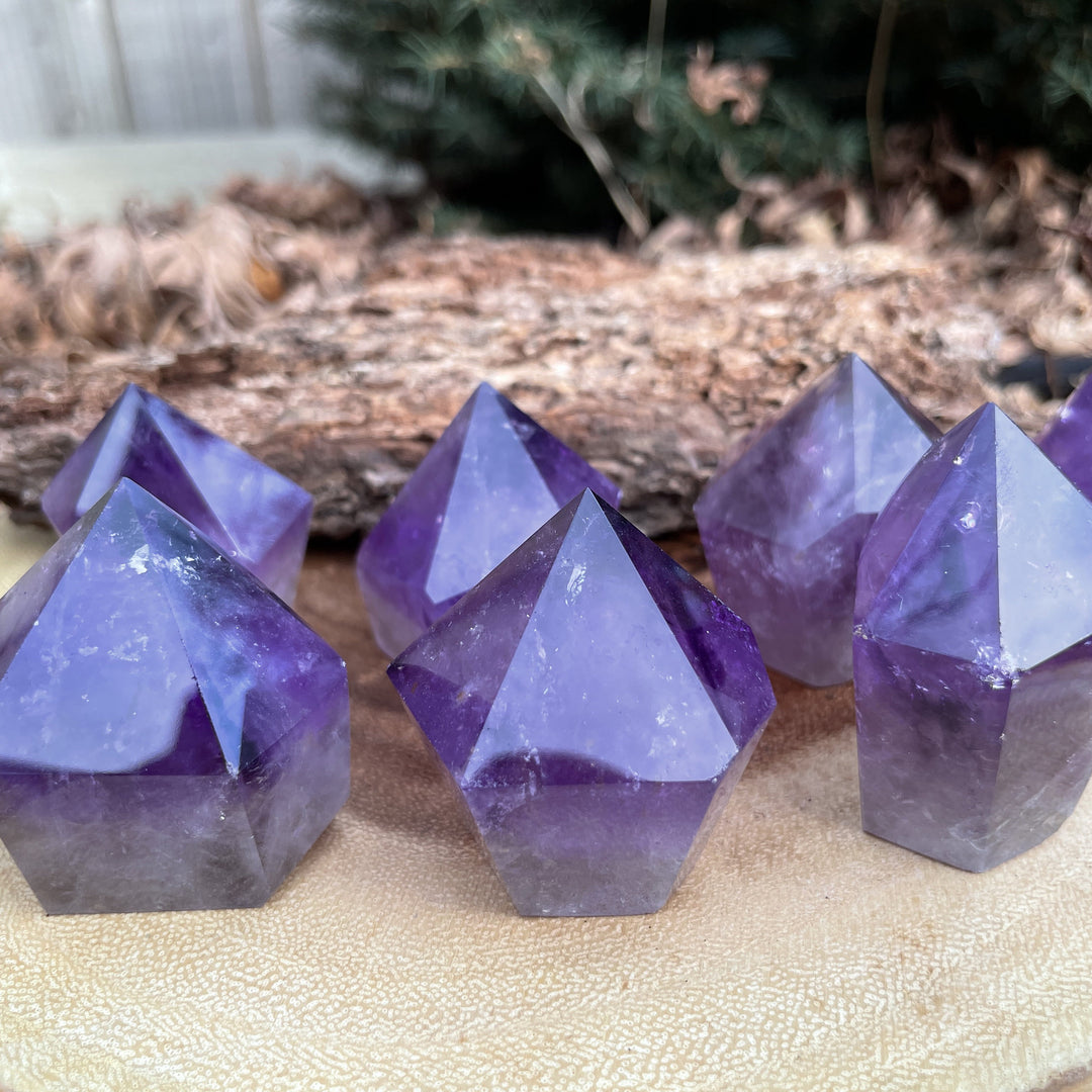 Olivenorma Amethyst Tower Point Large Chunky Obelisk Gemstone Decoration - image 2