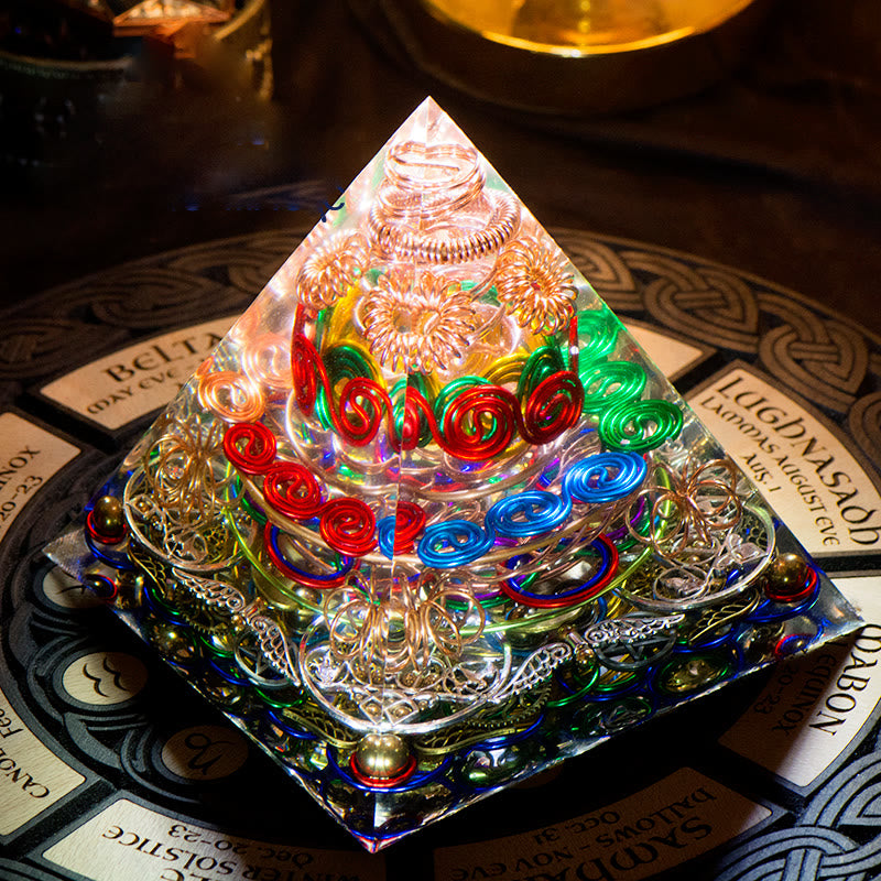 Olivenorma Linglong Tower Orgone Pyramid - Orgone Pyramid - image 0