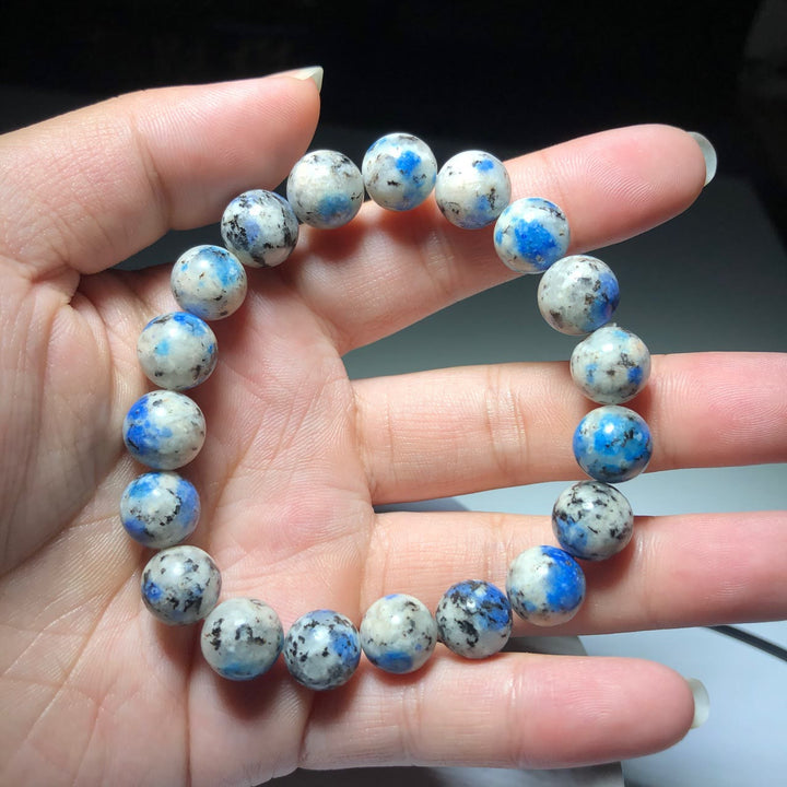 Olivenorma Natural Azurite 11mm Beads Energy Stone Bracelet - image 13