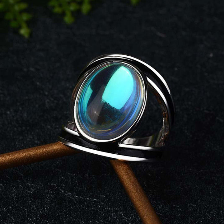 Olivenorma Pure Colorful Moonstone Orgone Ring - image 4