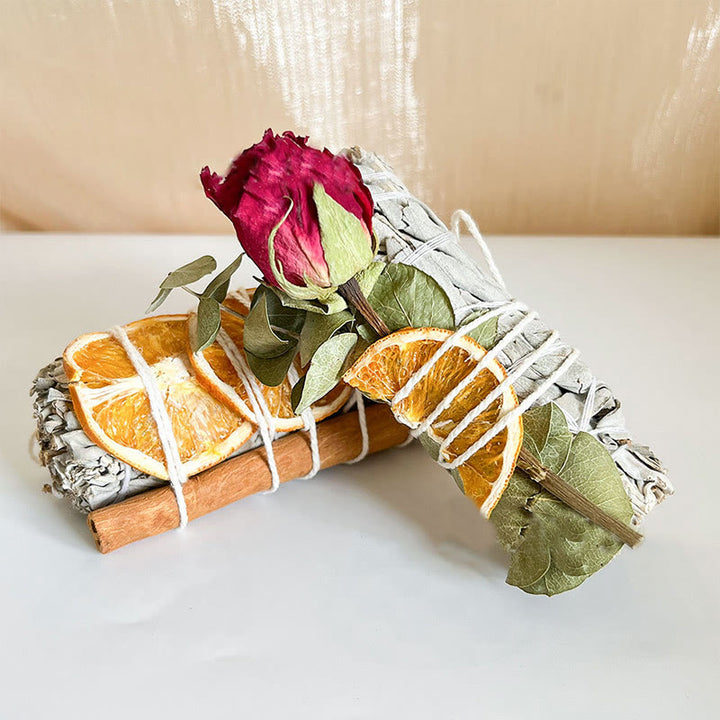 Olivenorma Cinnamon Orange Crystal Cleansing Meditation White Sage - image 4