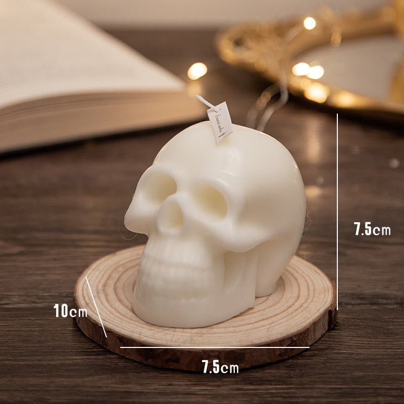 Olivenorma Multicolor Skull Scented Candle - White & Tuberose - image 1